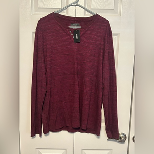 NWT men’s Alfani‎ long sleeve shirt